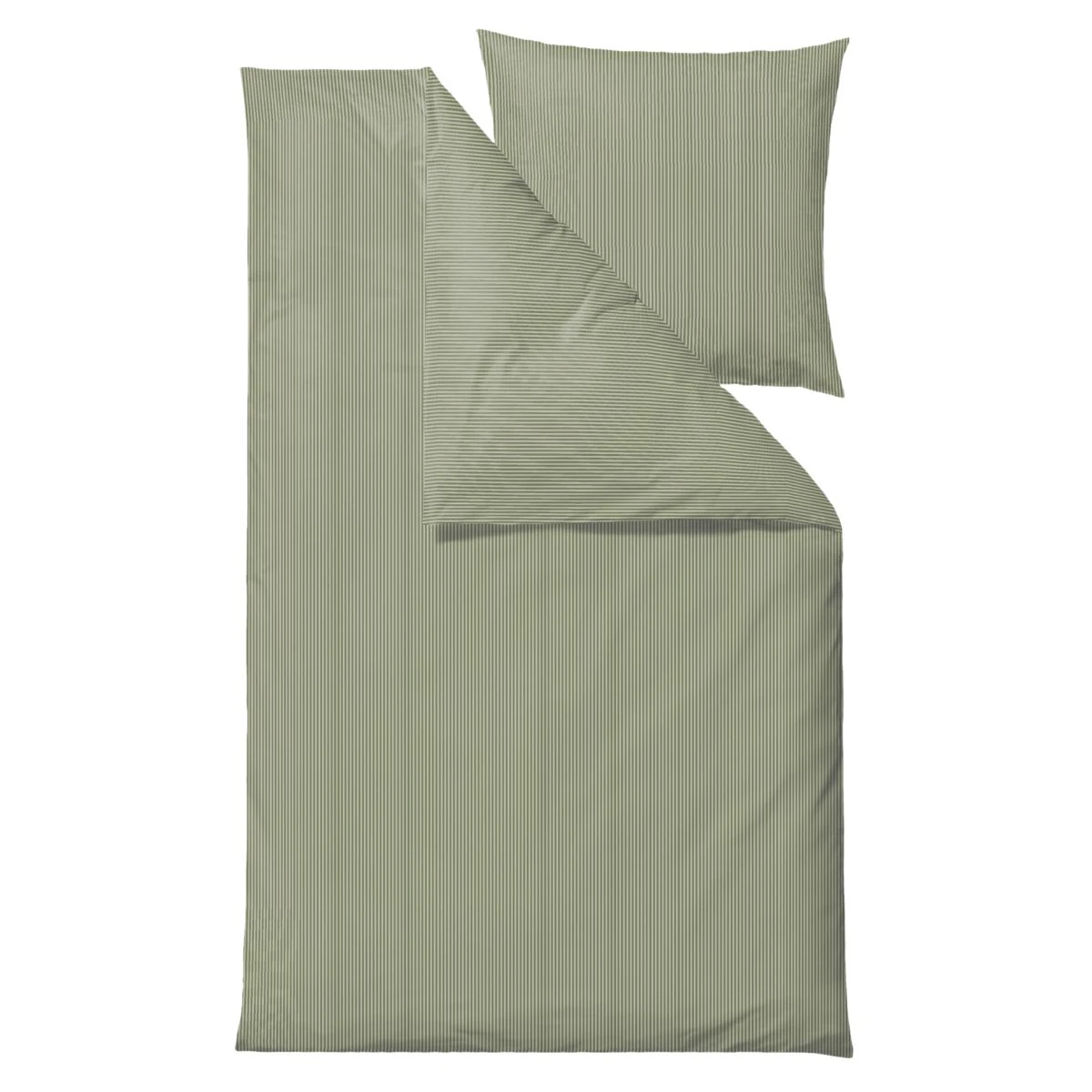 SÖDAHL Bettwäsche Classic Stripe 135x200cm In Olive