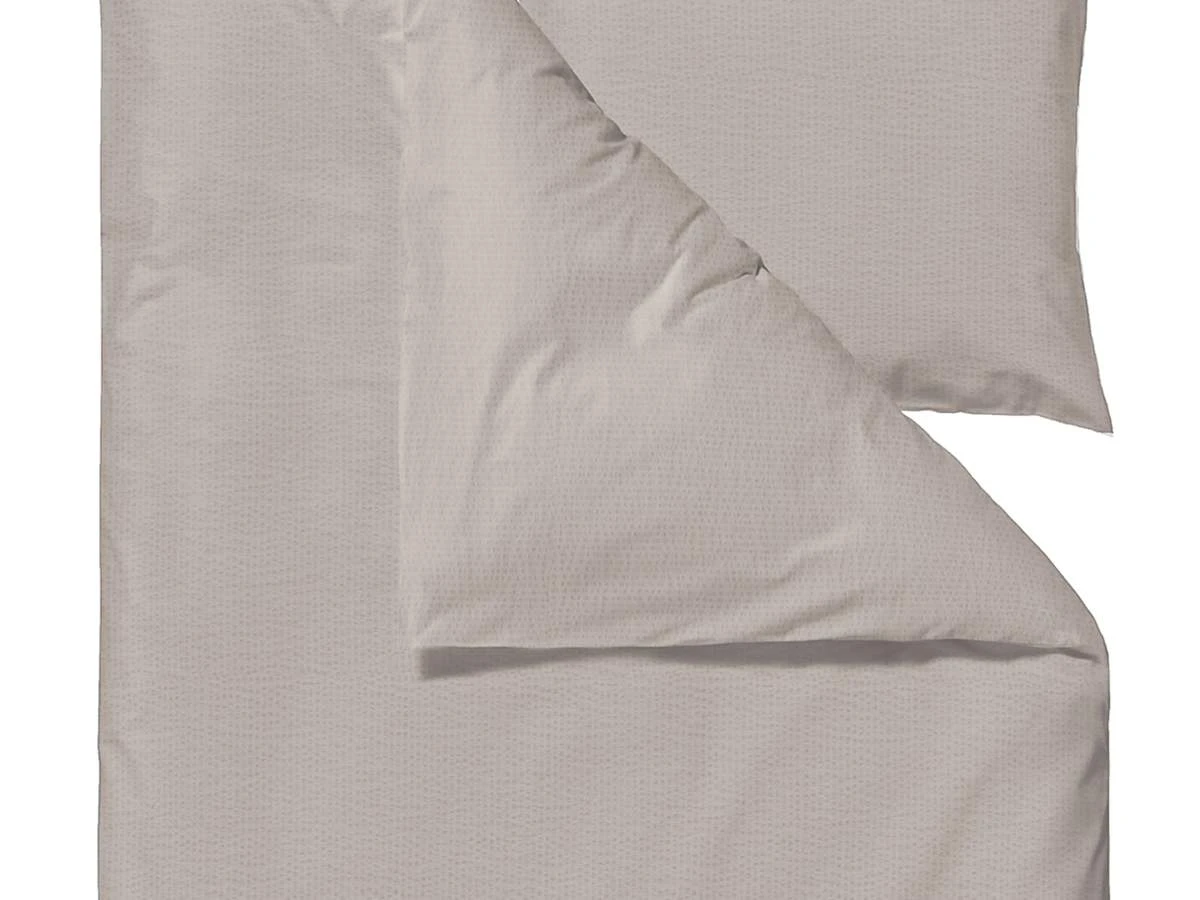 SÖDAHL Bettwäsche Wave 135x200cm In Taupe – Bild 3