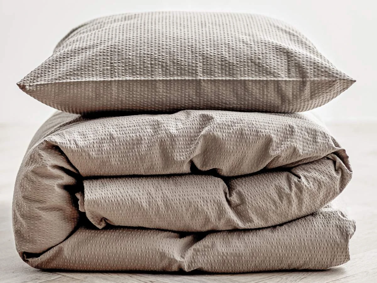 SÖDAHL Bettwäsche Wave 135x200cm In Taupe – Bild 4