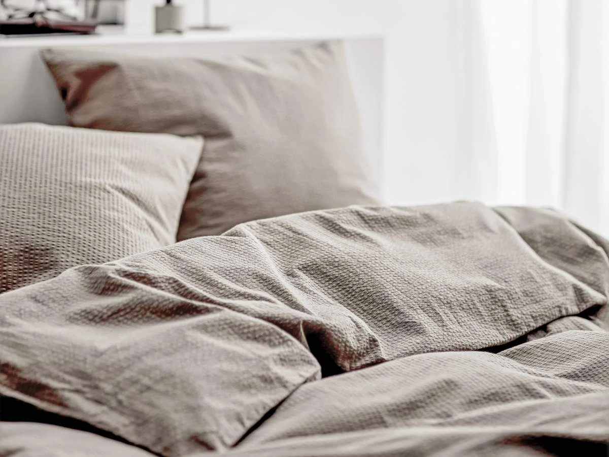 SÖDAHL Bettwäsche Wave 135x200cm In Taupe – Bild 6