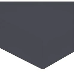 Soft By Perle De Coton Perkal-Spannbettlaken In Anthrazit