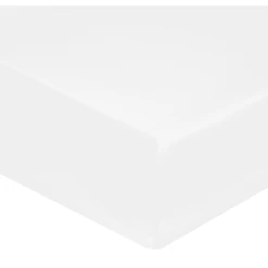 Soft By Perle De Coton Perkal-Spannbettlaken In Weiß