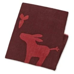 Sterntaler Plüschdecke Emmis Garden In Dunkelrot