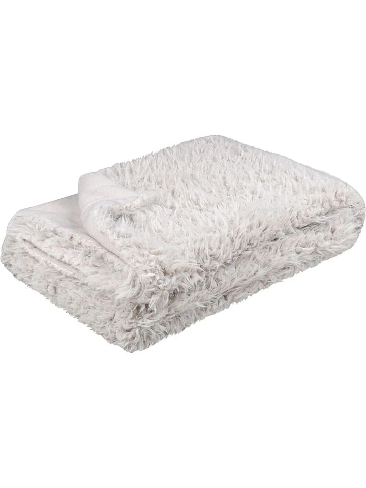 STOF France Plaid "Mouton" In Creme - (L)160 X (B)130 Cm