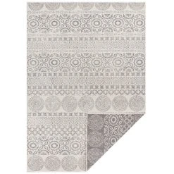 Teppich Boss In- & Outdoor Wendeteppich Ornato Grau/creme