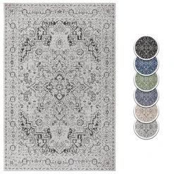 Teppich Boss In- Und Outdoor Teppich Durban Creme/schwarz