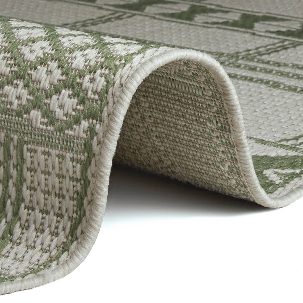 Teppich Boss In- Und Outdoor Teppich Haiti Grün/creme – Bild 6