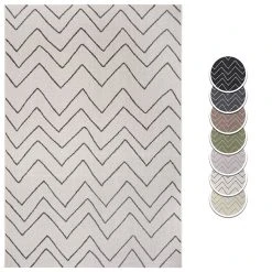 Teppich Boss In- Und Outdoor Teppich Kenia Creme/schwarz