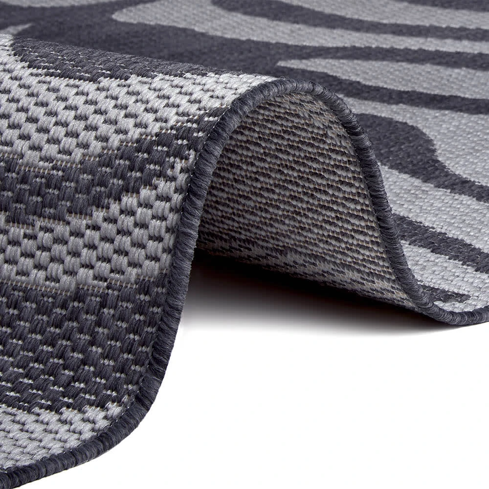 Teppich Boss In- Und Outdoor Teppich Zebra Grau/hellgrau – Bild 4