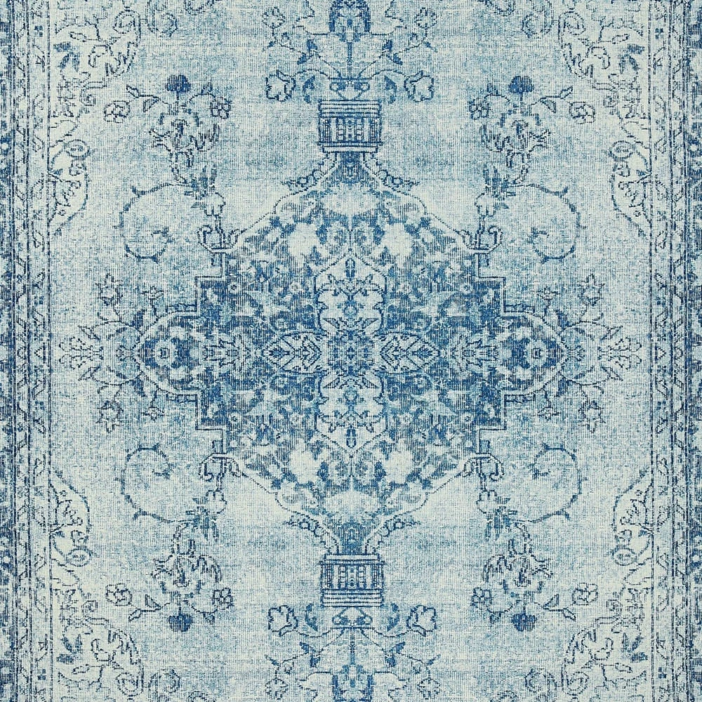 Teppich Boss Orientalischer Design Teppich LAKABI Hellblau – Bild 3