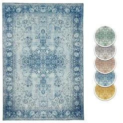 Teppich Boss Orientalischer Design Teppich LAKABI Hellblau