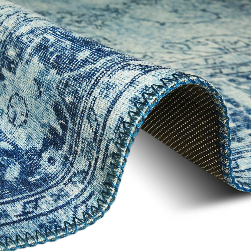 Teppich Boss Orientalischer Design Teppich LAKABI Hellblau – Bild 4