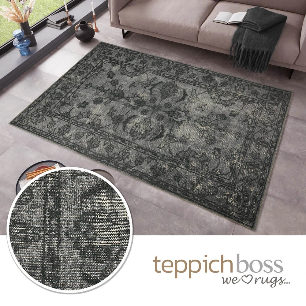 Teppich Boss Orientalischer Design Teppich SUHAR Dunkelgrau – Bild 2