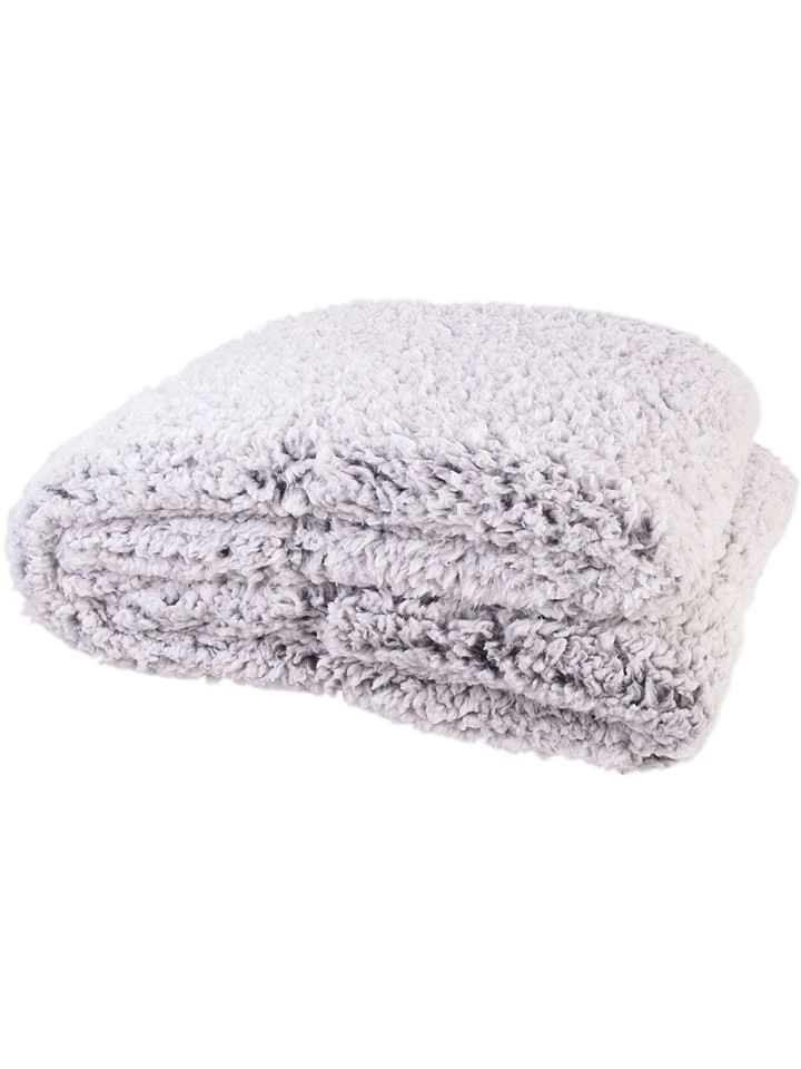 The Home Deco Factory Plaid In Grau - (L)150 X (B)120 Cm