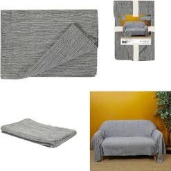 The Home Deco Factory Wohndecke In Anthrazit - (L)250 X (B)170 Cm