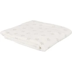 The Home Deco Kids Plaid "Etoile" In Weiß - (L)150 X (B)120 Cm