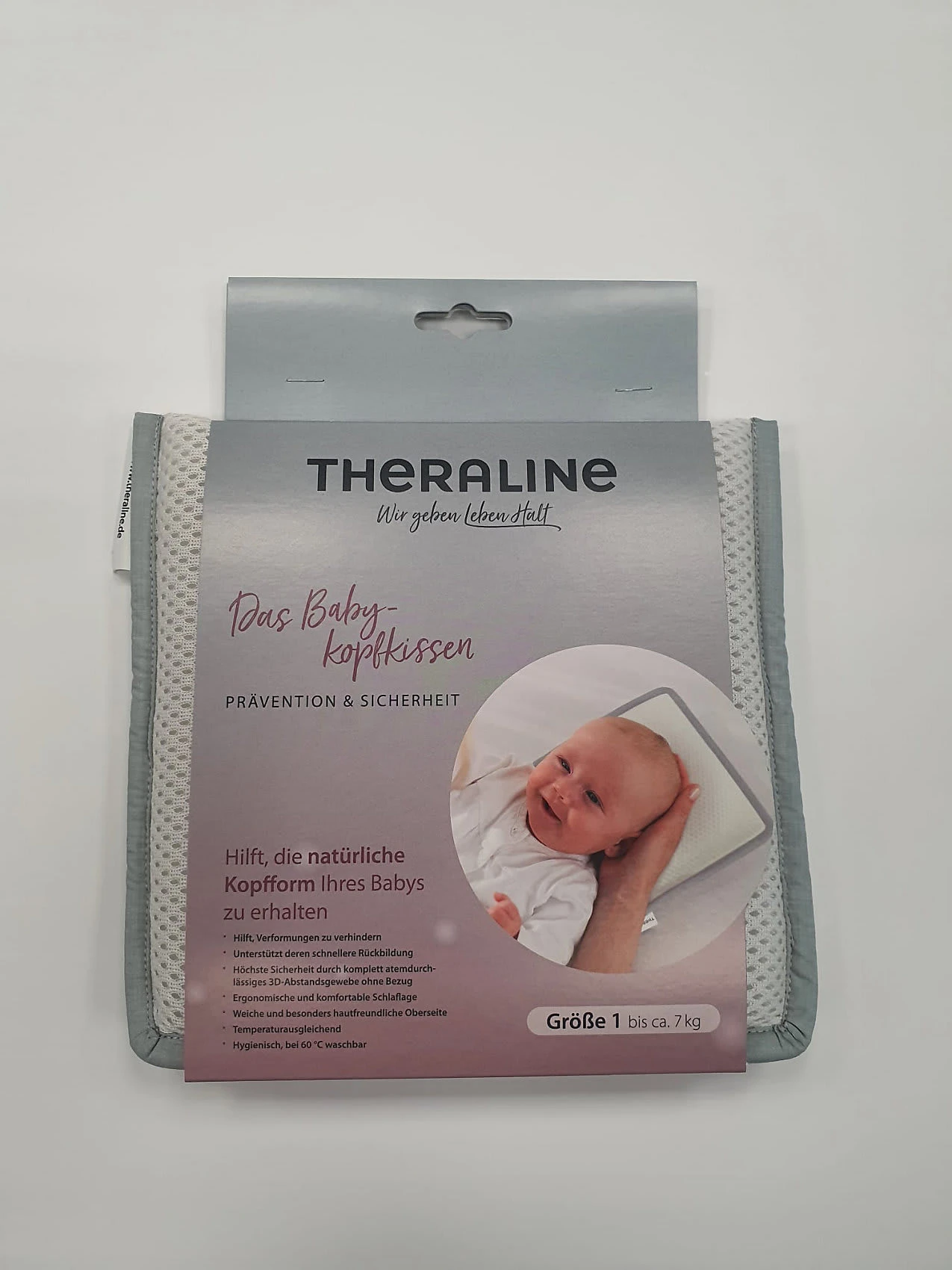 THERALINE Babykopfkissen Mit High-Tech Abstandsgewebe â Bild 6