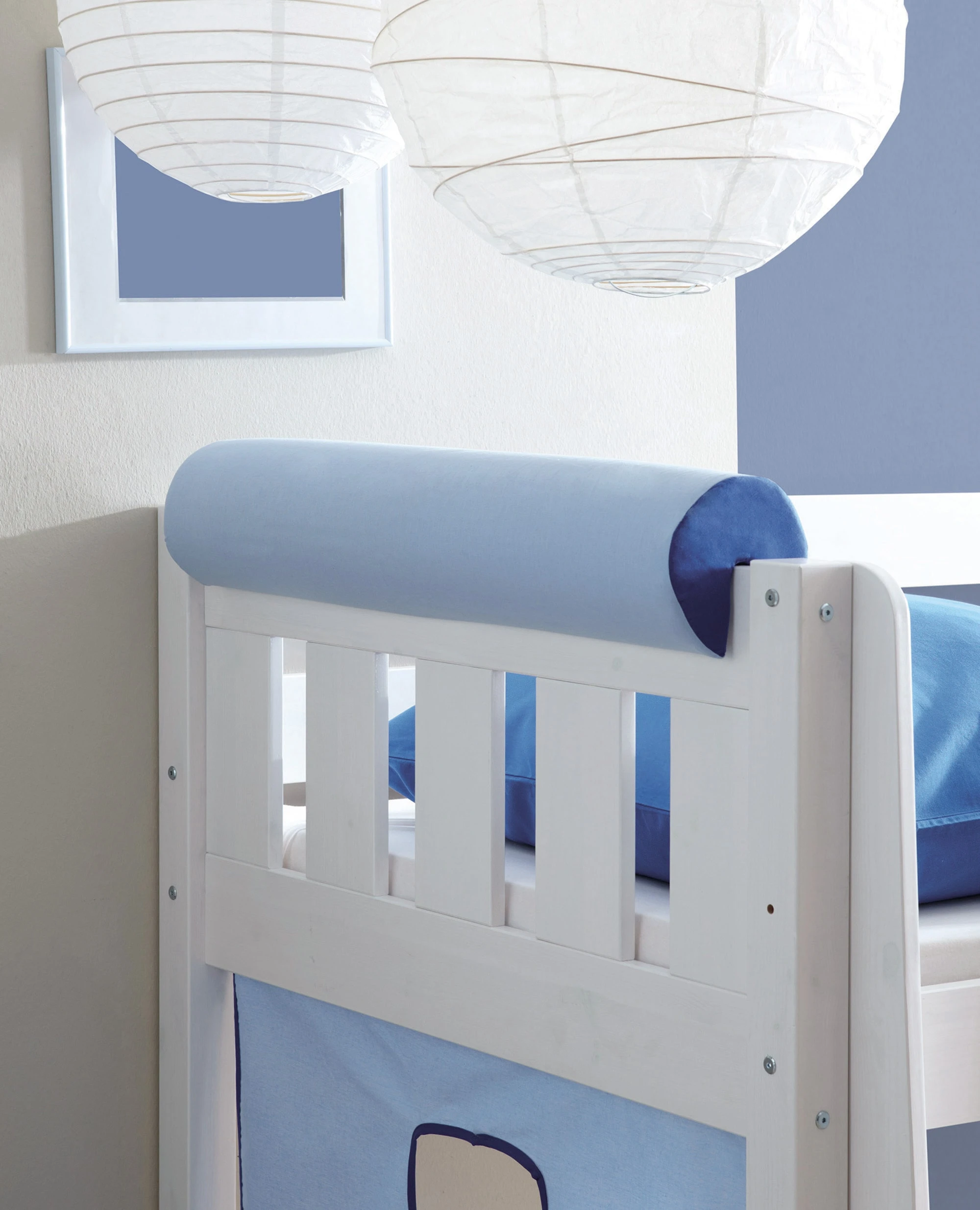 Ticaa Kinder Nackenrolle Für Hochbetten In Hellblau-Dunkelblau – Bild 2