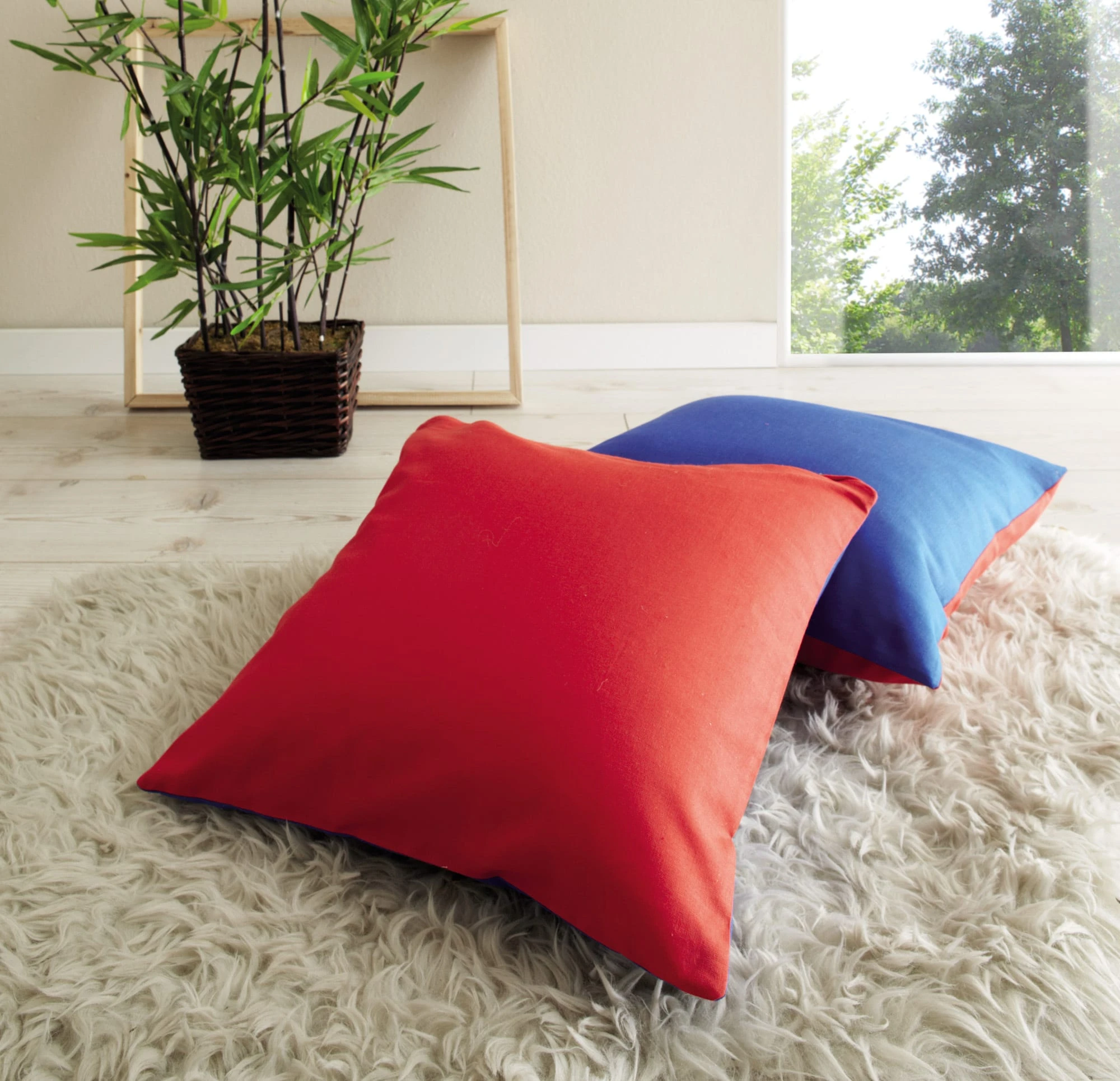 Ticaa Kissen 2er Set Für Kinder In Blau-Rot – Bild 2