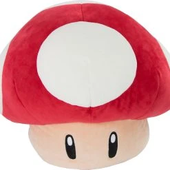 Tomy Plüschkissen Club Mocchi-Mocchi Red Mushroom Mocchi, 37 X 22 Cm