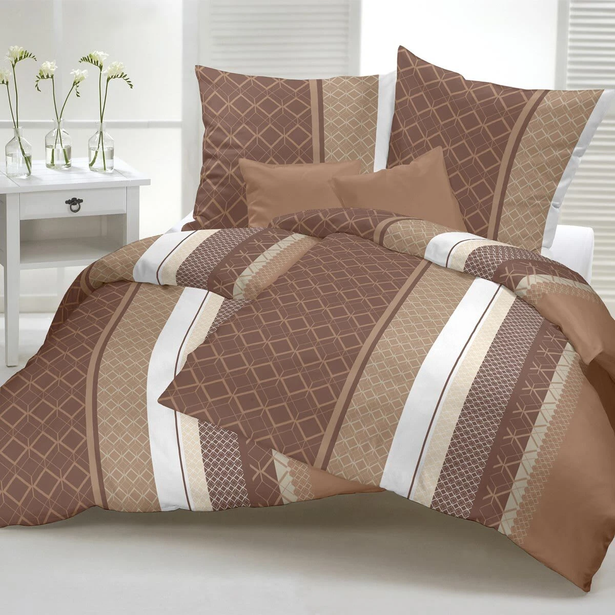 Traumschlaf Bettwäsche Brice In Choco – Bild 2