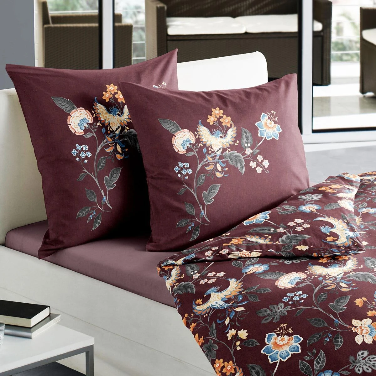 Traumschlaf Bettwäsche Fiona In Rubin – Bild 3