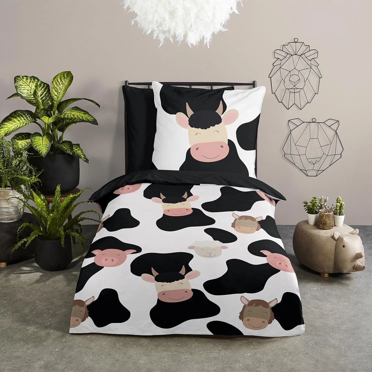 Traumschlaf Bettwäsche Marjolijn In Schwarz Weiß – Bild 2