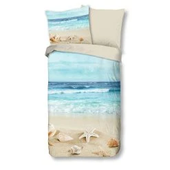 Traumschlaf Bettwäsche Meer Und Strand In Bunt