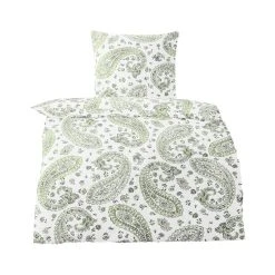 Traumschlaf Bettwäsche Paisley In Lind