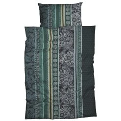 Traumschlaf Bettwäsche Salamandar In Anthrazit Grün