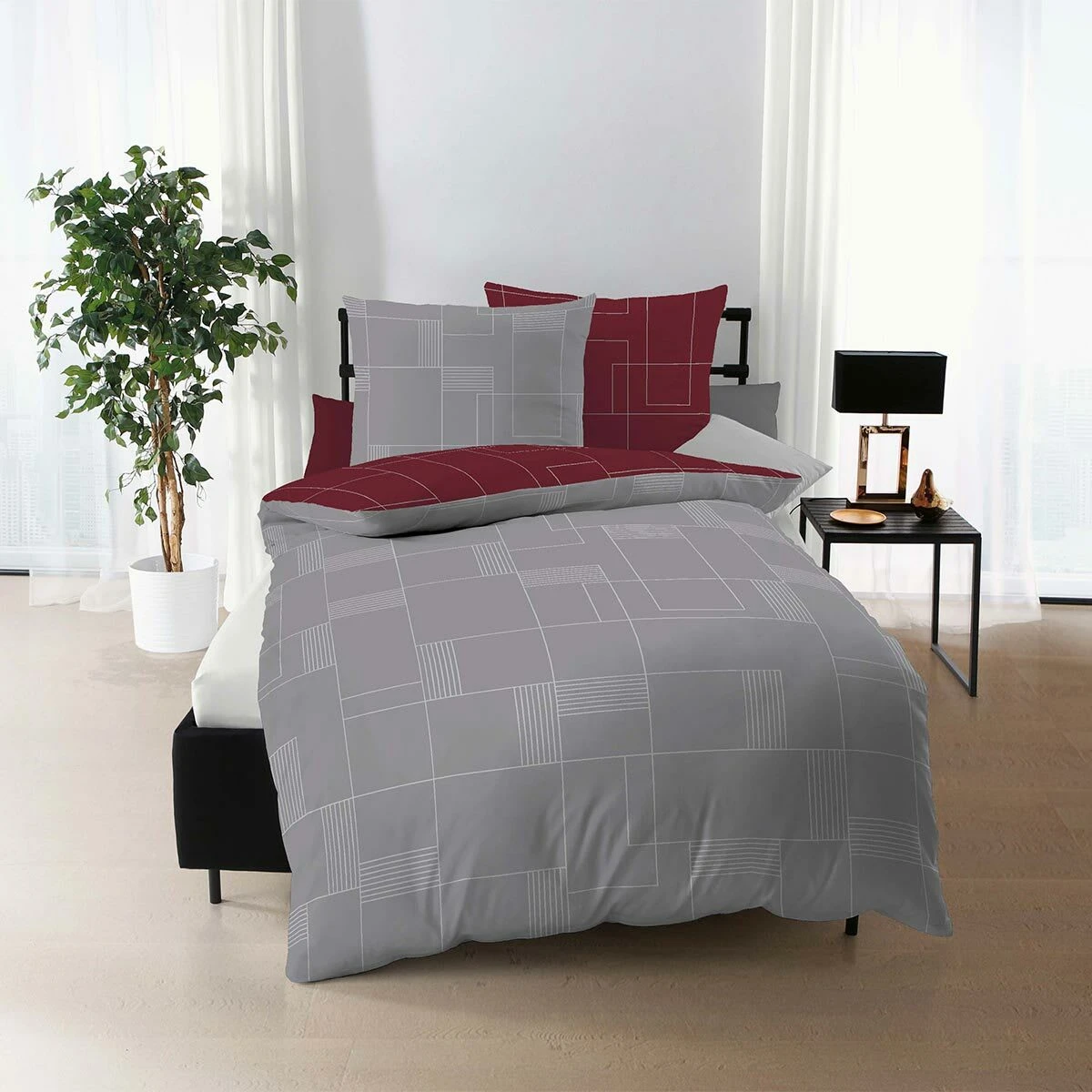 Traumschlaf Bettwäsche Uptown In Rubin