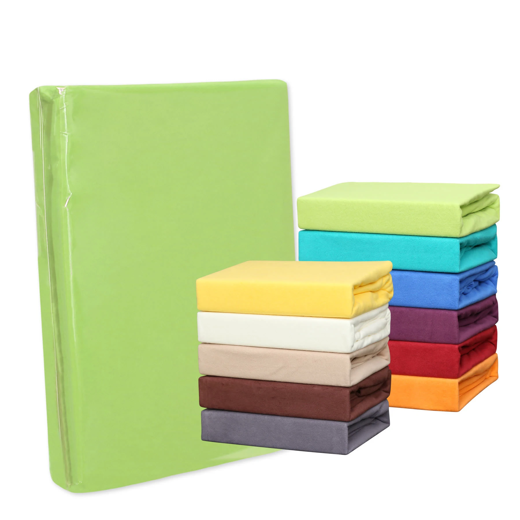 Traumschlaf Spannbettlaken Flausch Biber In Marine – Bild 2