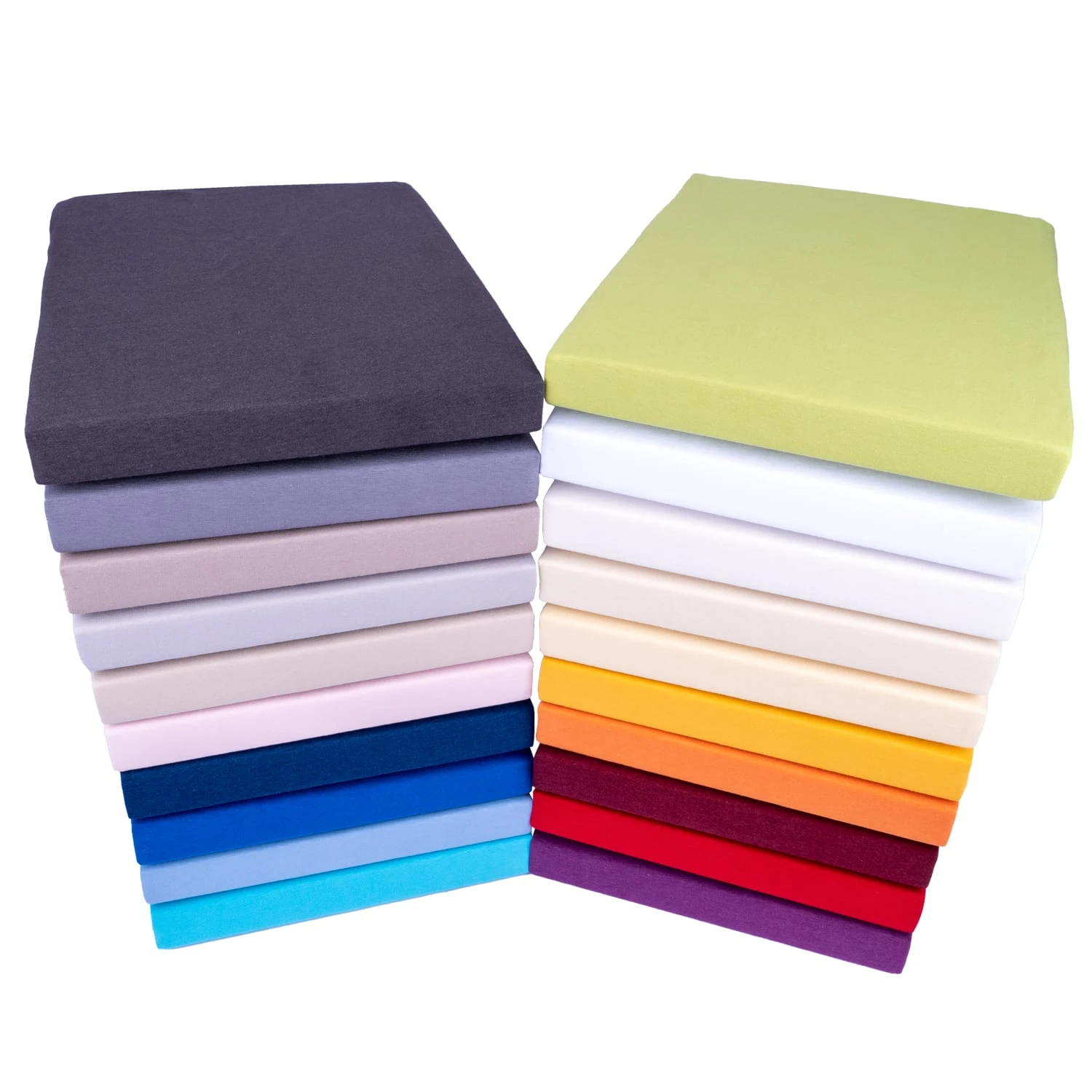 Traumschloss Comfort Jersey Spannbettlaken In Türkis – Bild 2