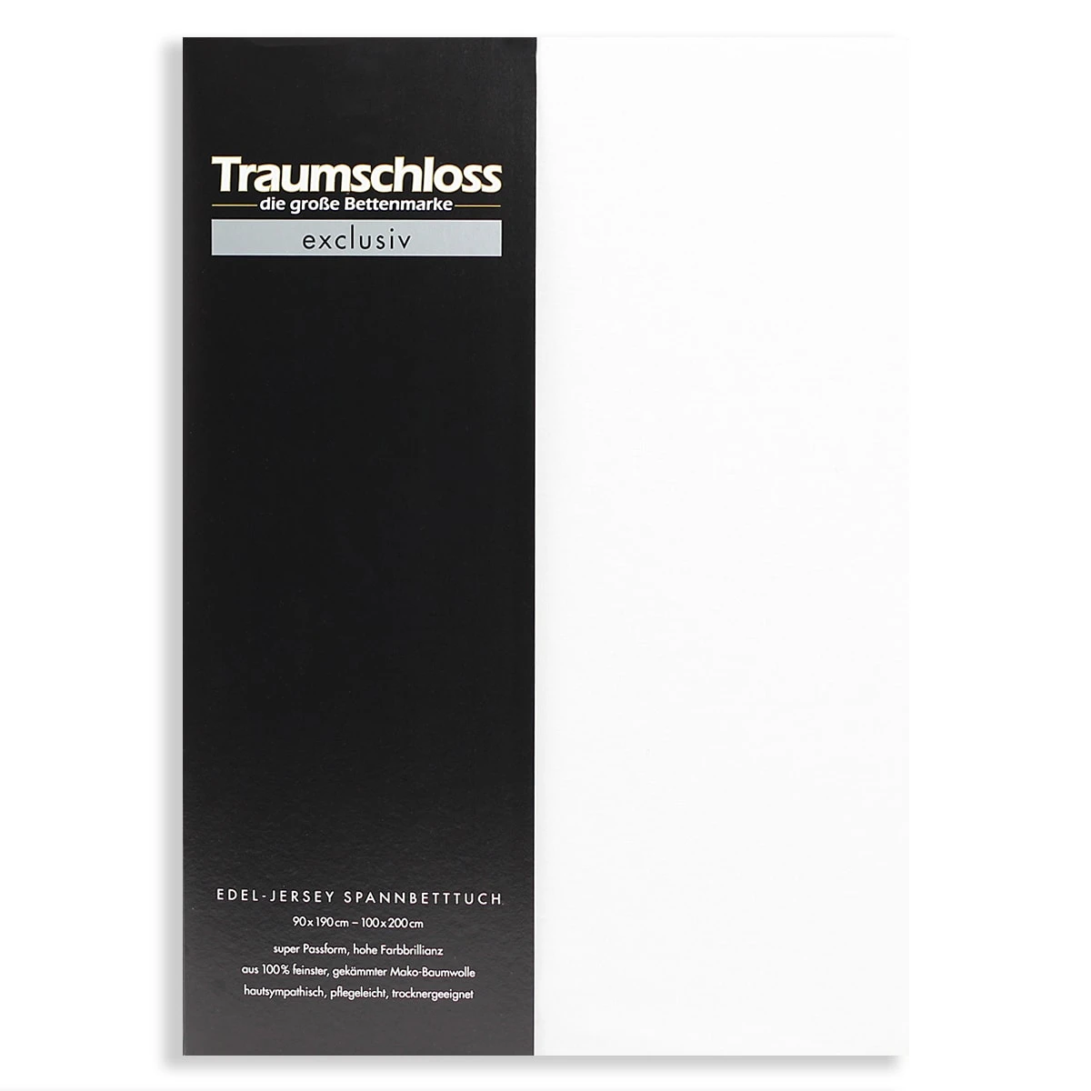Traumschloss Exclusiv Edel-Jersey Spannbettlaken In Weiß