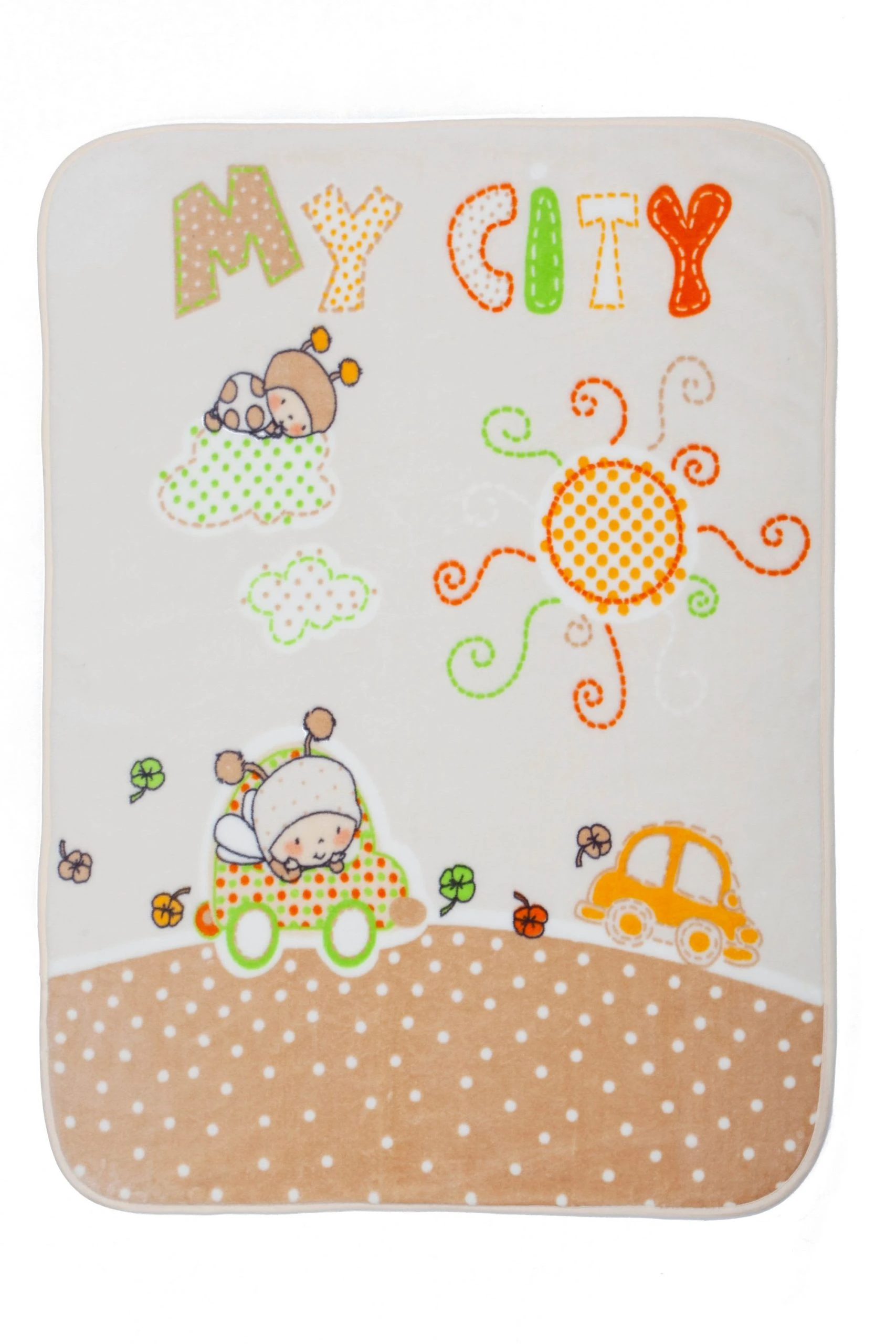 Traumschloss Käferfreunde Kinderdecke In Orange