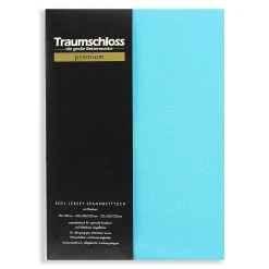Traumschloss Premium Edel-Jersey Spannbettlaken In Türkis