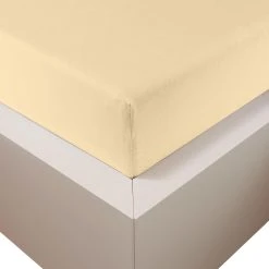 Traumschloss Premium Plus Edel-Jersey Spannbettlaken In Natur