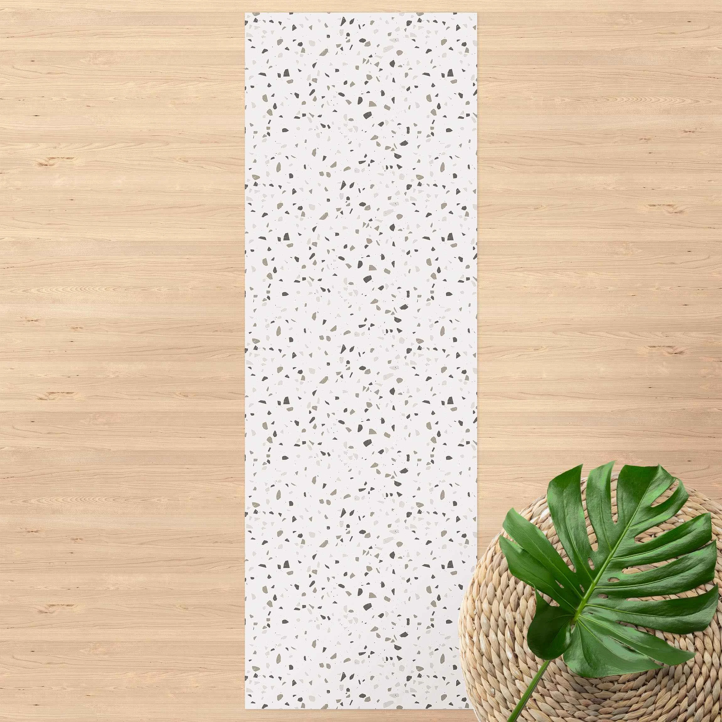 WallArt Vinyl-Teppich - Detailliertes Terrazzo Muster Pompeji In Grau – Bild 2