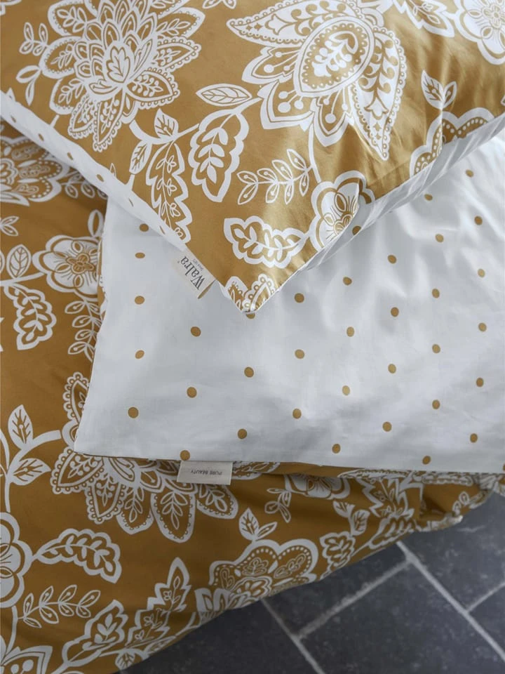 Walra Bettwäsche-Set "Country Love" In Cognac/ Weiß – Bild 3