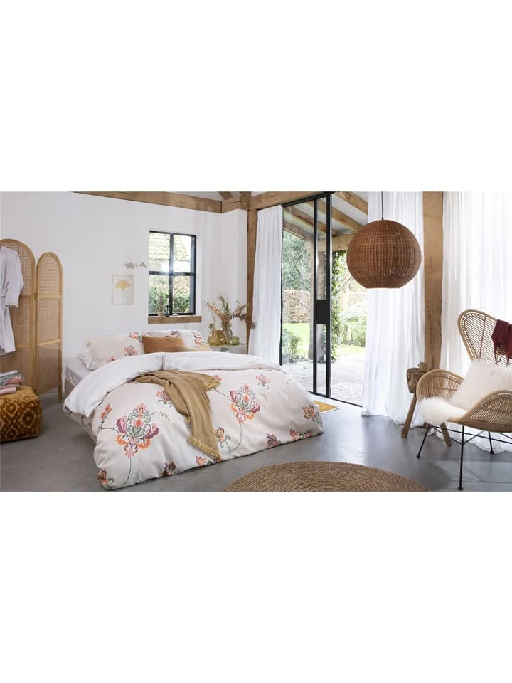 Walra Bettwäsche-Set "Graceful Flowers" In Creme/ Bunt – Bild 3