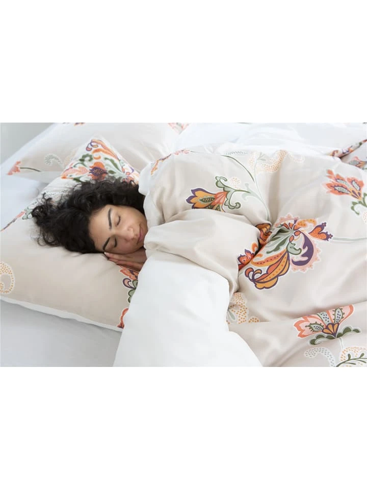 Walra Bettwäsche-Set "Graceful Flowers" In Creme/ Bunt – Bild 6