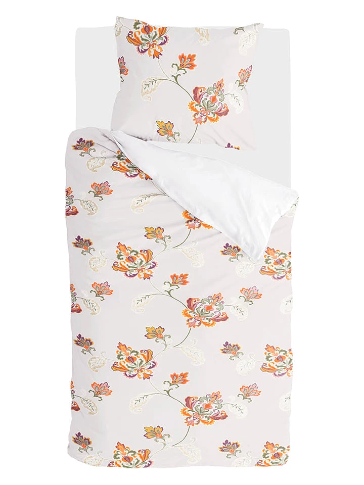 Walra Bettwäsche-Set "Graceful Flowers" In Creme/ Bunt