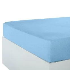 Webschatz Biber Betttuch / Spannbettlaken Im 2er-Set In Blau