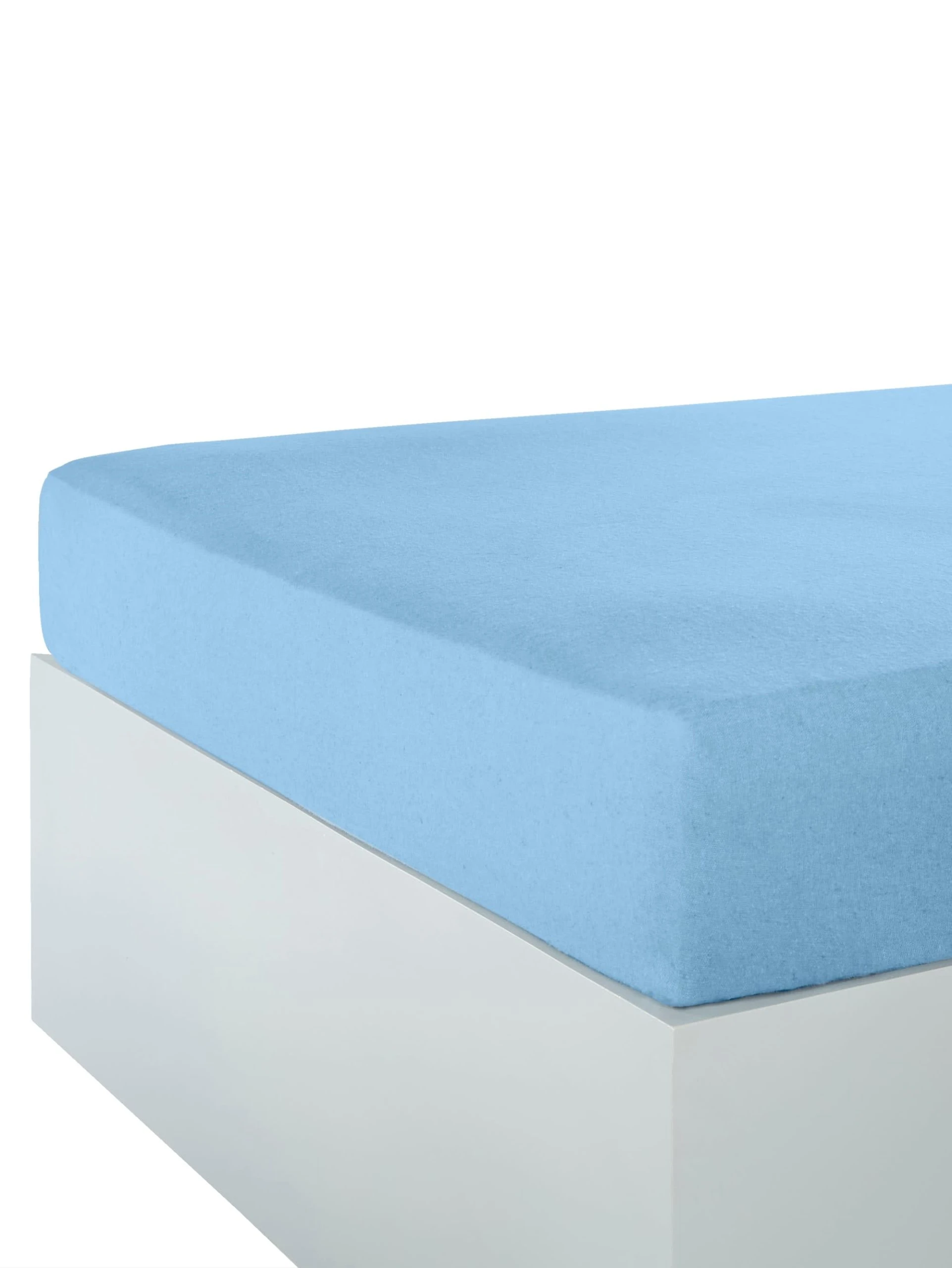 Webschatz Biber Betttuch / Spannbettlaken Im 2er-Set In Blau