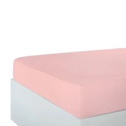 Webschatz Biber Betttuch / Spannbettlaken Im 2er-Set In Hellrosa