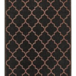 Wecon Home Teppich In & Outdoor Gleamy Outdoor In Anthrazit Rot