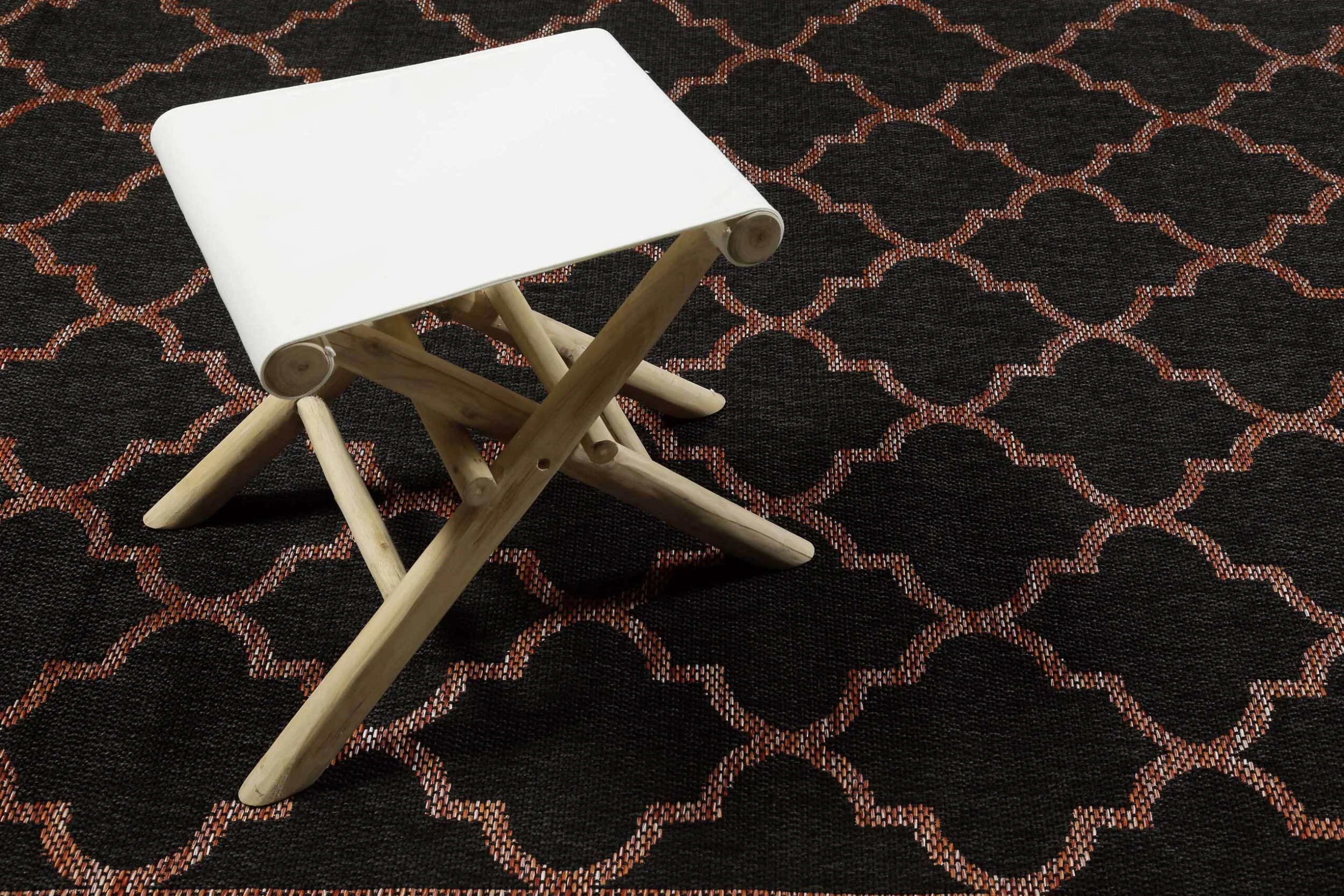 Wecon Home Teppich In & Outdoor Gleamy Outdoor In Anthrazit Rot – Bild 6