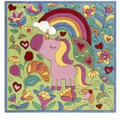 Wecon Home Teppich Lovely Unicorn In Multicolor