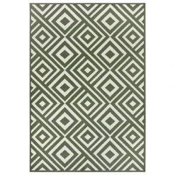 Zala Living Kurzflor Velours Teppich Art Grün